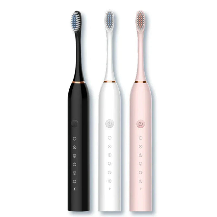 SonicPure rechargeable toothbrush – Whisper quiet, powerful & includes 8 brush heads | Bowlift