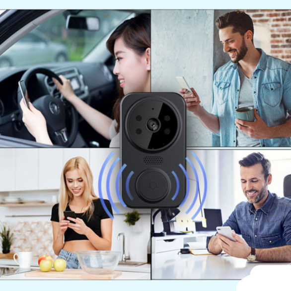 Noctiq Smart Wi-Fi Video Doorbell - HD Camera, Night Vision, Motion Sensor | Bowlift