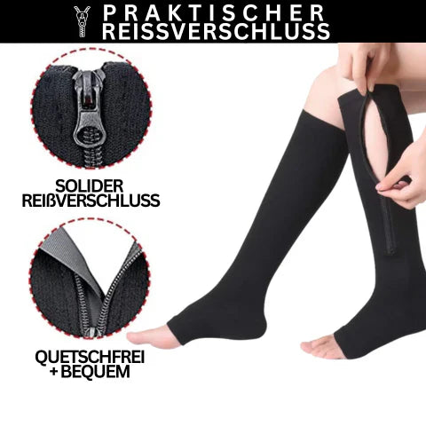 BowLift | Comfortable compression stockings with zipper