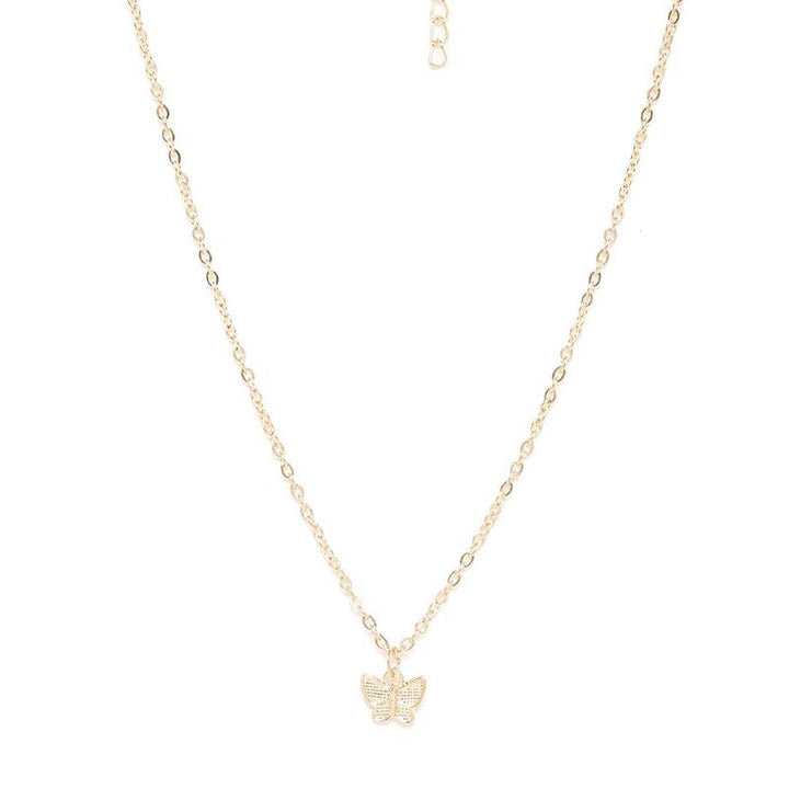BowLift | Stacked Butterfly Pendant Necklace