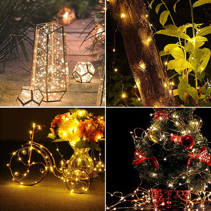 USB Remote Control Copper Wire Light String for Holiday Decoration | Bowlift
