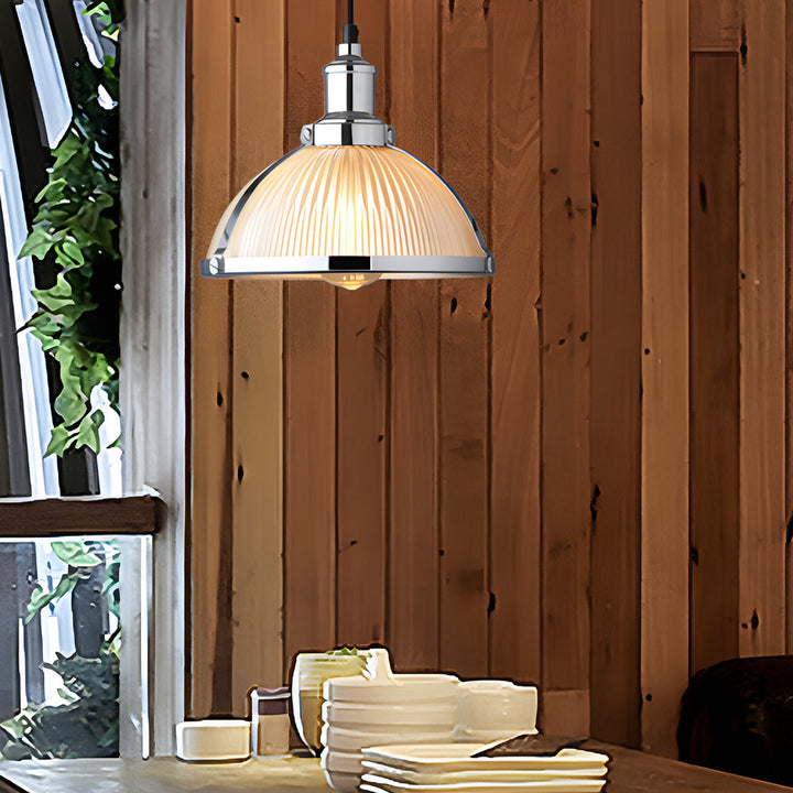 BowLift | GlimmerLux Chandelier - Retro striped luxury chandelier