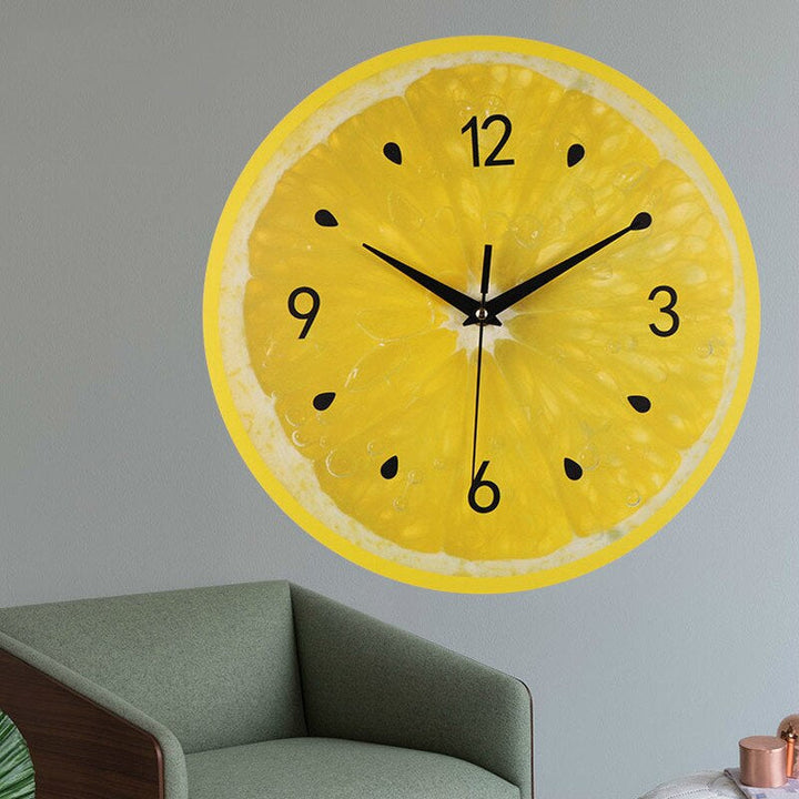 BowLift | Lemon Inspired Wall Clock for a Cheerful Kitchen
