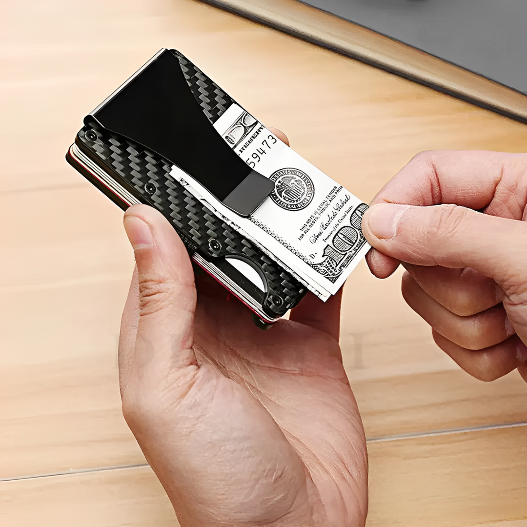 Men's Sleek Wallet - Holds up to 15 cards Bowlift