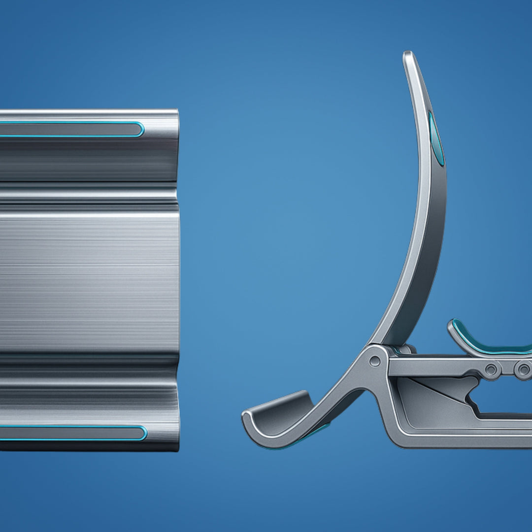 Adjustable Aluminium Design – Space-Saving Cooling Holder for Workstations Bowlift