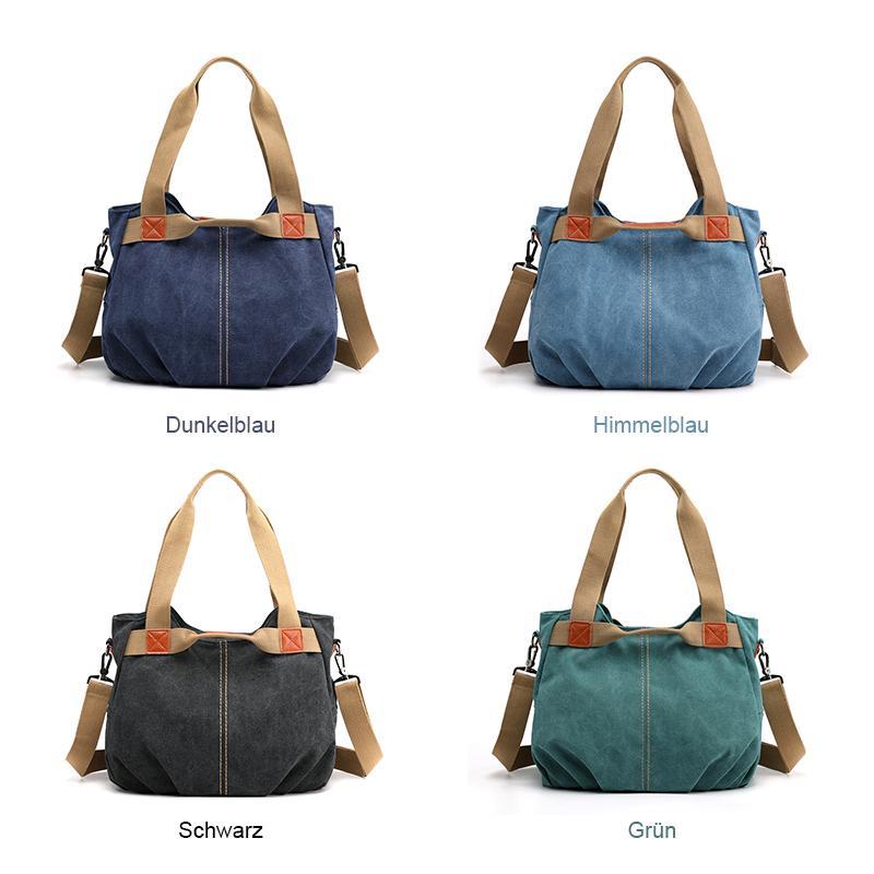 Sailcloth shoulder bag with large capacity | Bowlift