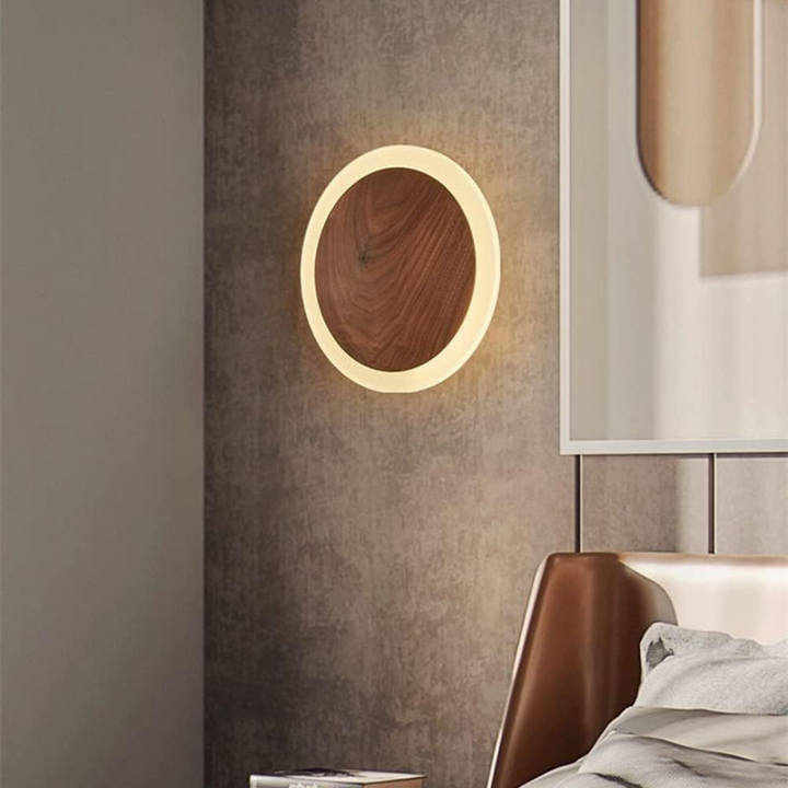 BowLift | Scandinavian Wooden LED Wall Lamp