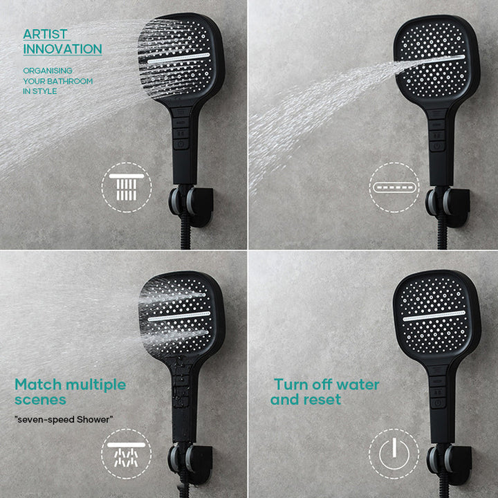 BowLift | 7 levels Shower Head