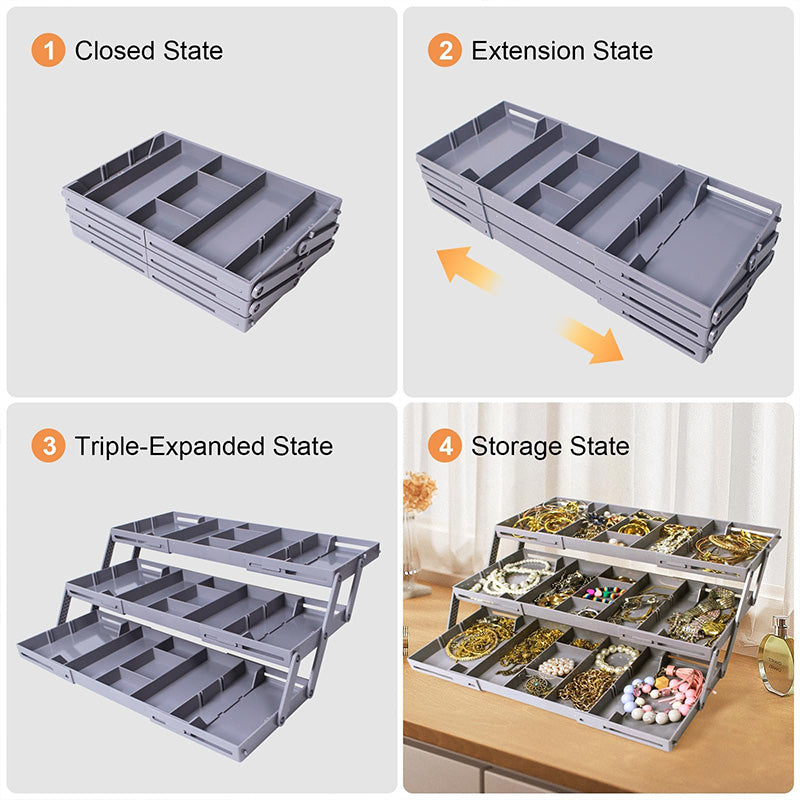 BowLift | Multi-Level Expandable Smart Drawer Organizer
