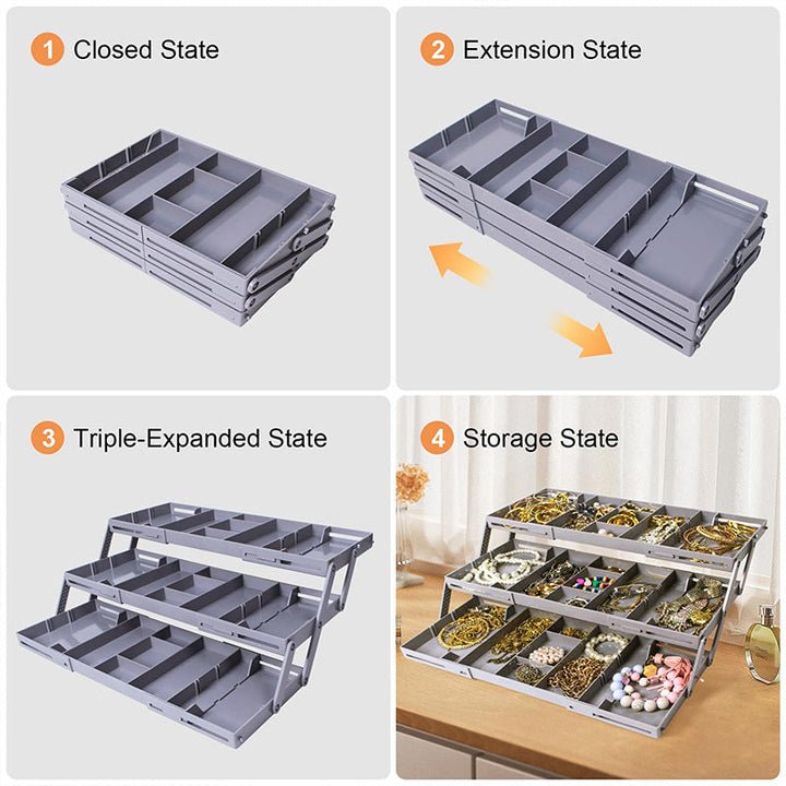 BowLift | Multi-Level Expandable Smart Drawer Organizer