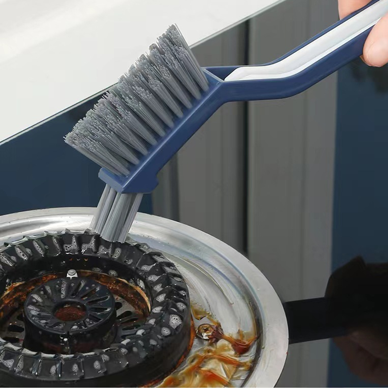 2 in 1 bathroom cleaning brush crevice brush | Bowlift