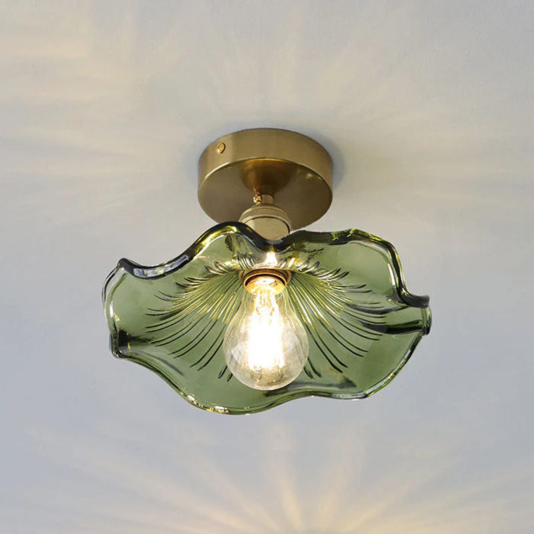 BowLift | Glass Hibiscus Ceiling Lamp
