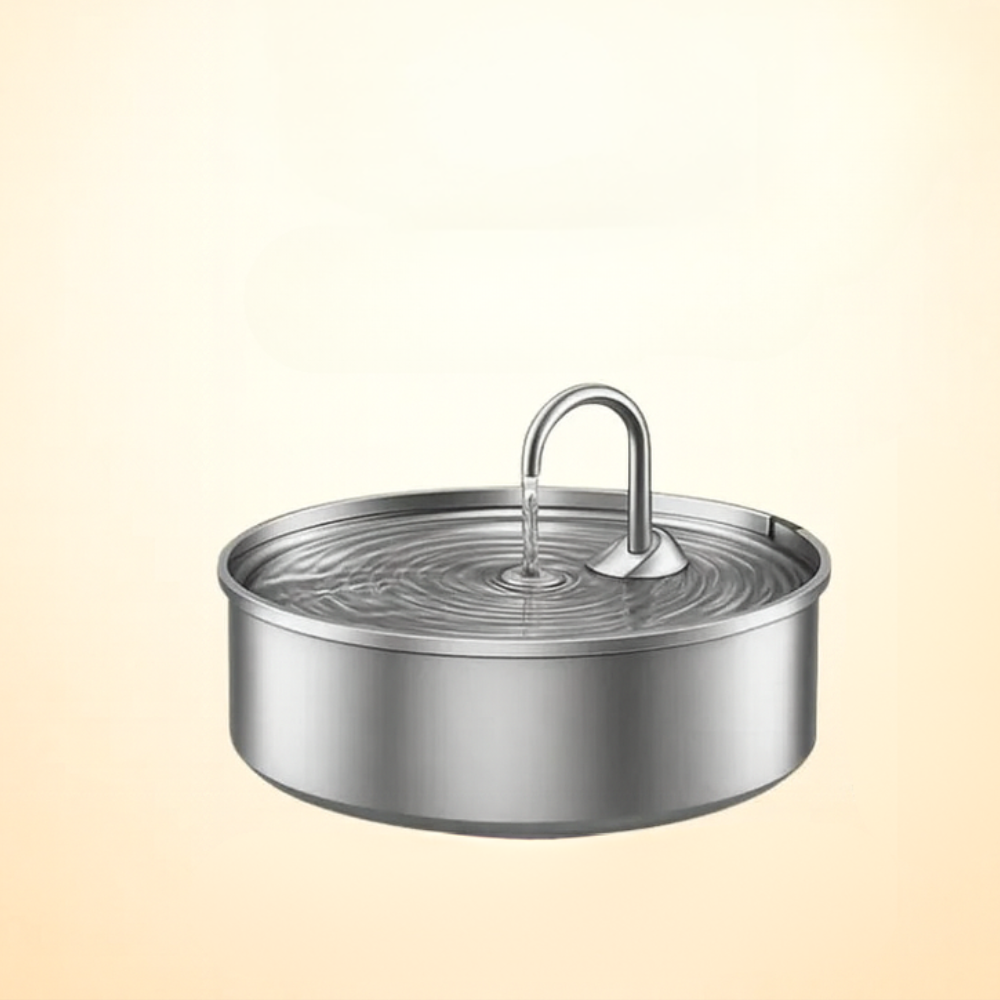 BowLift | Pet Water Fountain Stainless Steel Anti-Bacterial Pet Drinking Bowl
