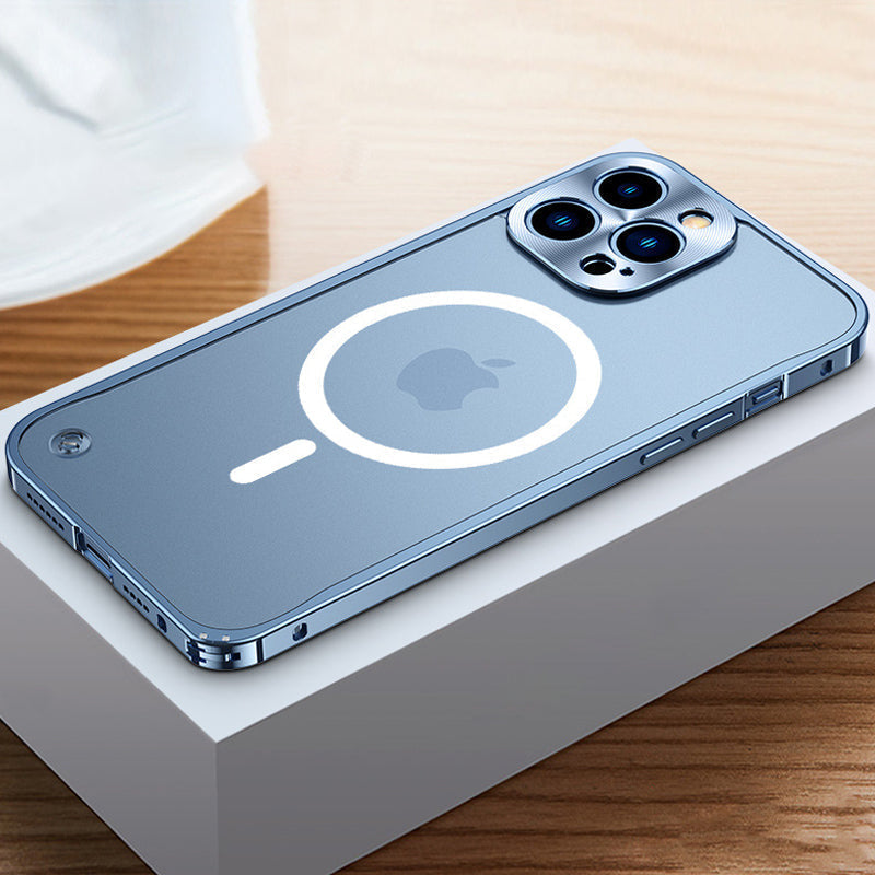 Magnetic phone case for iPhone with metal frame | Bowlift