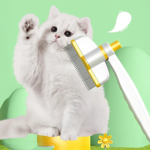 BowLift | Self Cleaning Dog Brush and Cat Brush with Rotating Comb