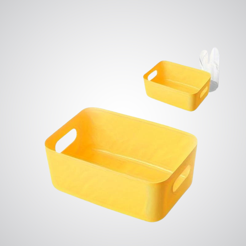 OrganiseerGemak - Set of 10 Wall Storage Boxes for Cosmetics and Snacks Bowlift