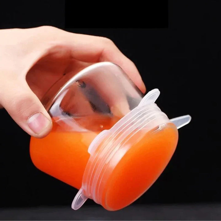 BowLift | Stretchable food silicone lid, 6 pieces