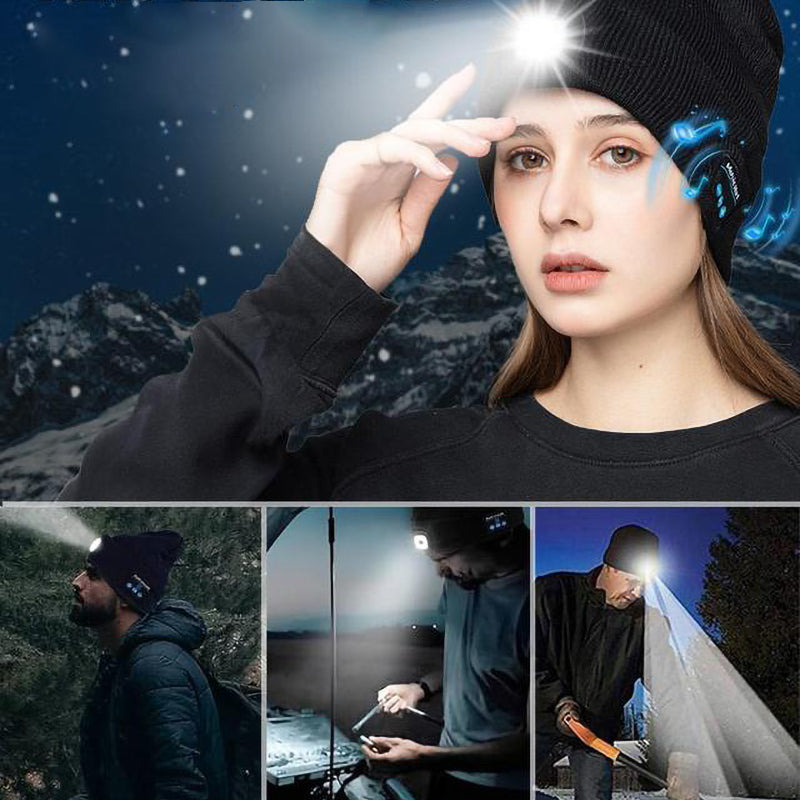 BowLift | LED Bluetooth Beanie with Detachable Speakers