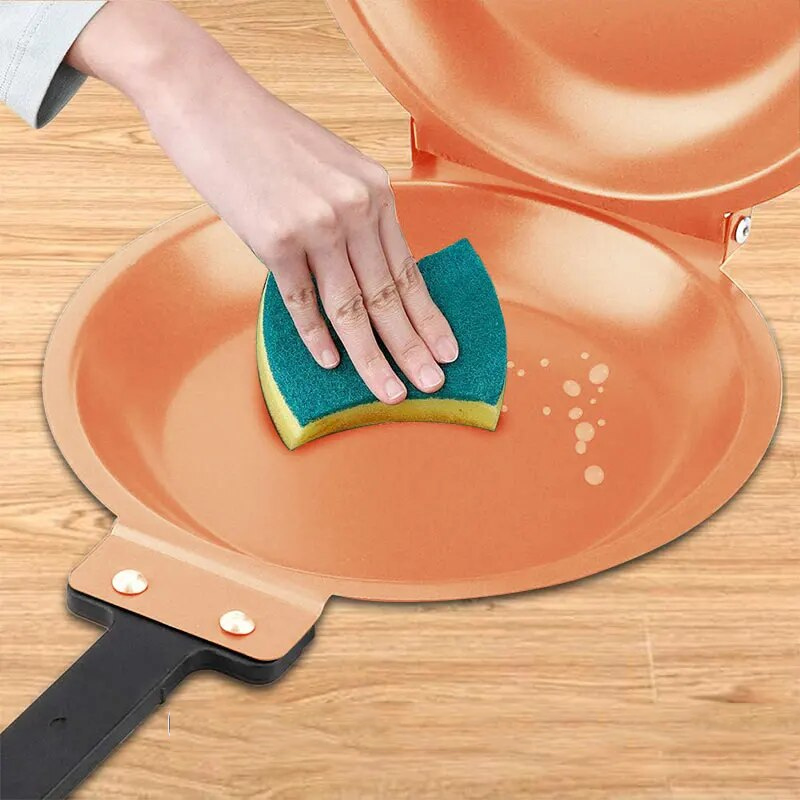 FlipMaster - Double-Sided Pancake Pan with Non-Stick Coating Bowlift