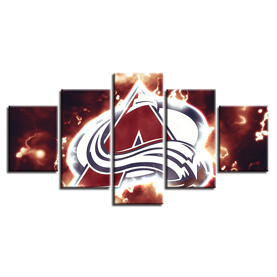 All North American Pro Sports 5 Piece - Canvas Wall Art Painting | Bowlift