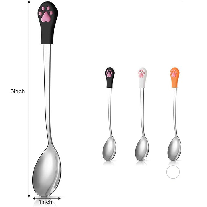 BowLift | Stainless Steel Spoon for Food with Cat Claws