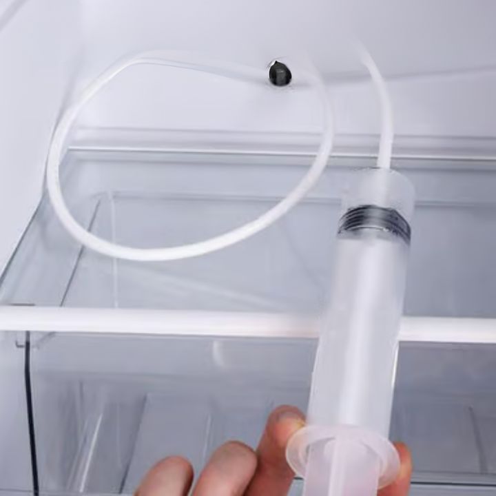BowLift | Refrigerator Drain Cleaning Kit | Flexible Brush & Spray Tool | Stainless Steel & Nylon