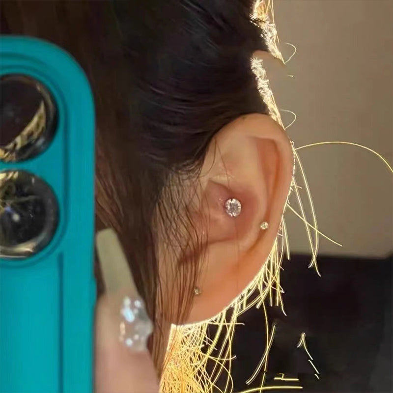 BowLift | Magnetic Zircon Stud Ear Clip