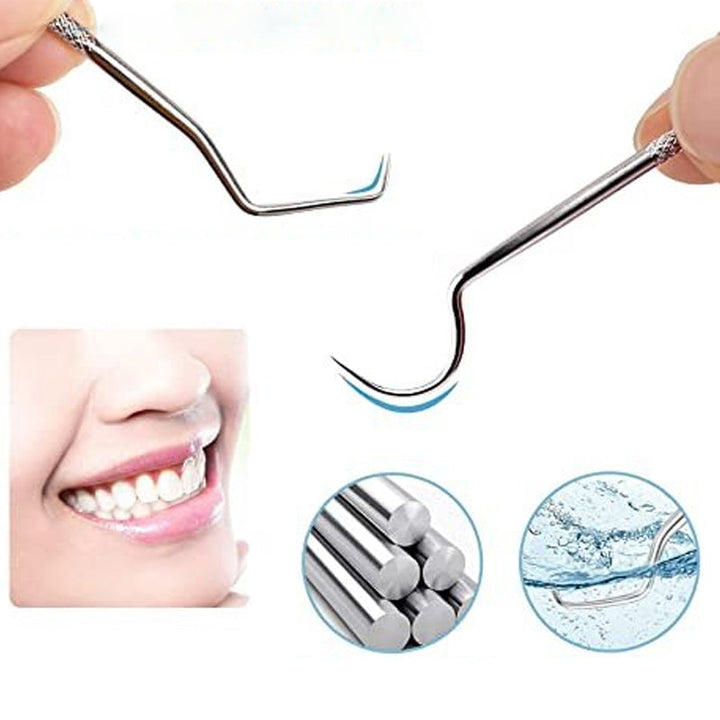 Toothpick set made of stainless steel (7 pieces) | Bowlift