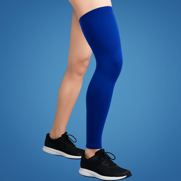 FlexiRelief | Full Leg Compression Sleeve – Knee Support – Graduated Pressure – Pain Relief – Recovery – Swelling Reduction Bowlift