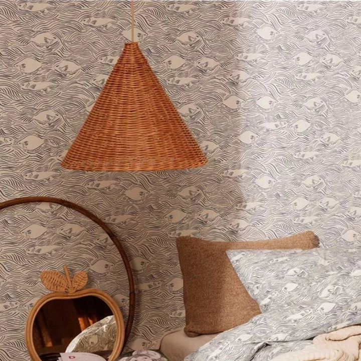 BowLift | Scandinavian LED Pendant Lamp Made of Bamboo