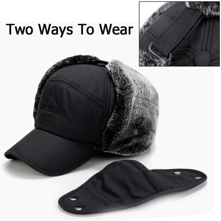 BowLift | Unisex windproof & warm & ear protection & face protection hat
