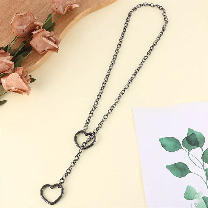BowLift | Gothic Punk Heart Necklace