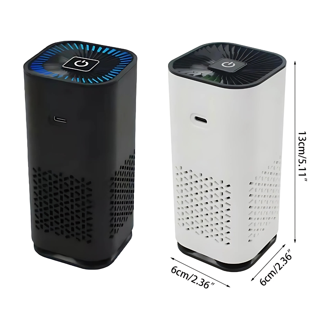 BowLift | Portable USB Air Purifier with HEPA Filters for Home and Travel