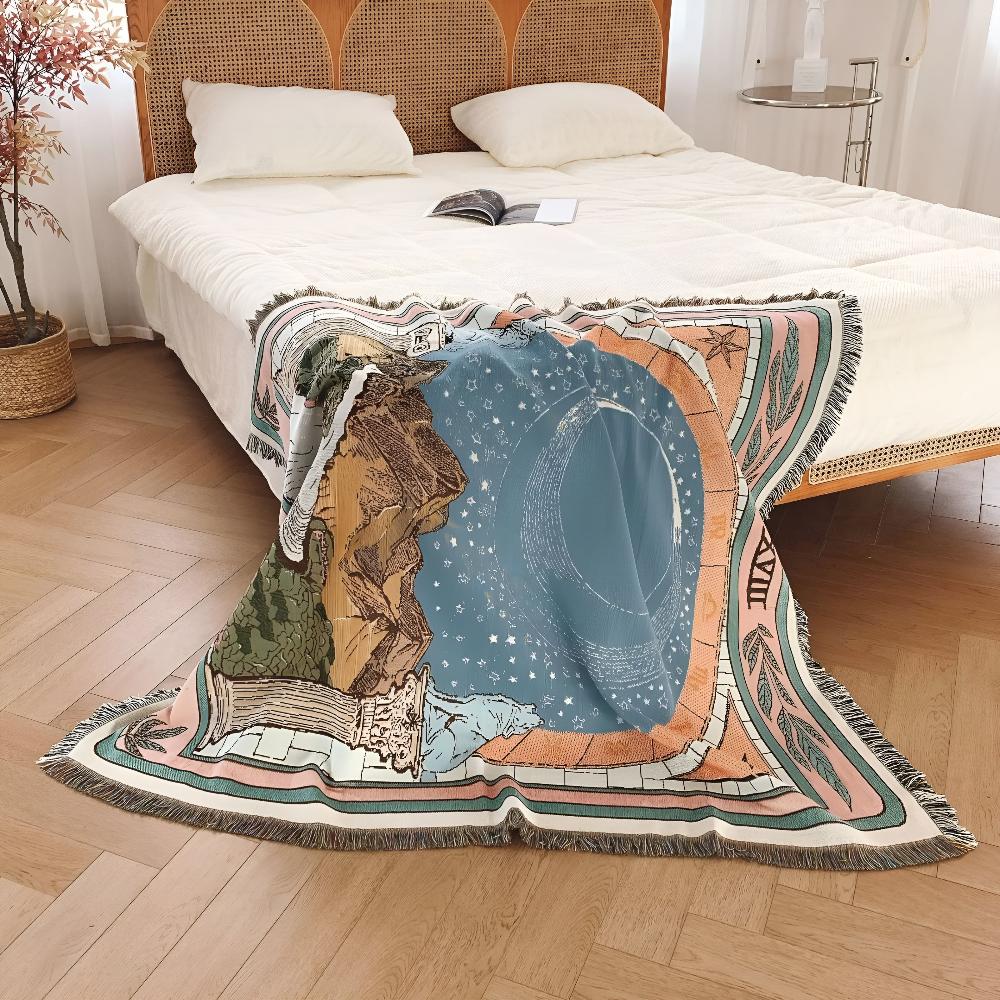 BowLift | Moon Tarot Tapestry Blanket