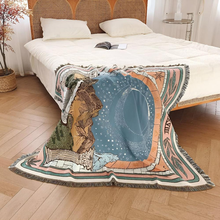 BowLift | Moon Tarot Tapestry Blanket