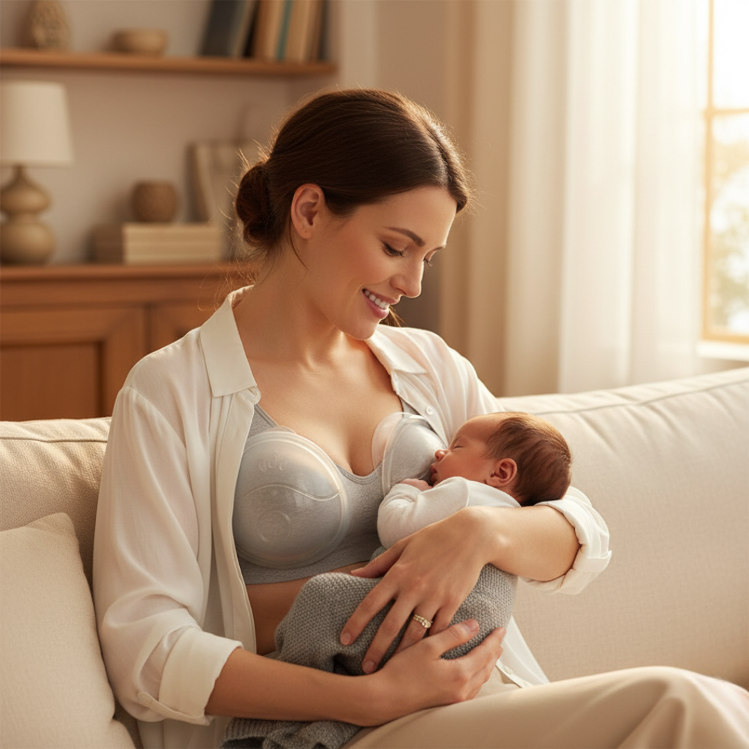 Silicone Adhesion – Thin Reusable – Discreet Leak Protection – Washable Comfort For Nursing Mums Bowlift