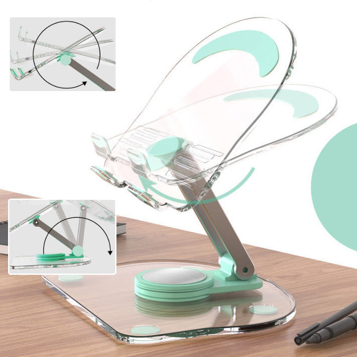 BowLift | Folding transparent acrylic tablet stand