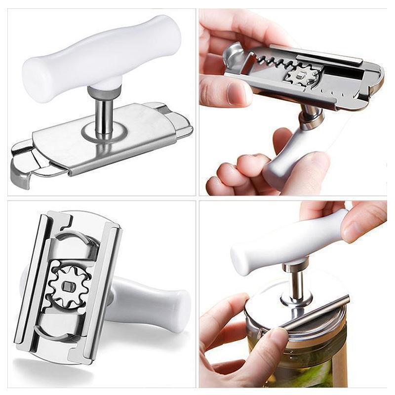 BowLift | Adjustable Stainless Steel Bottle Opener Can Seal