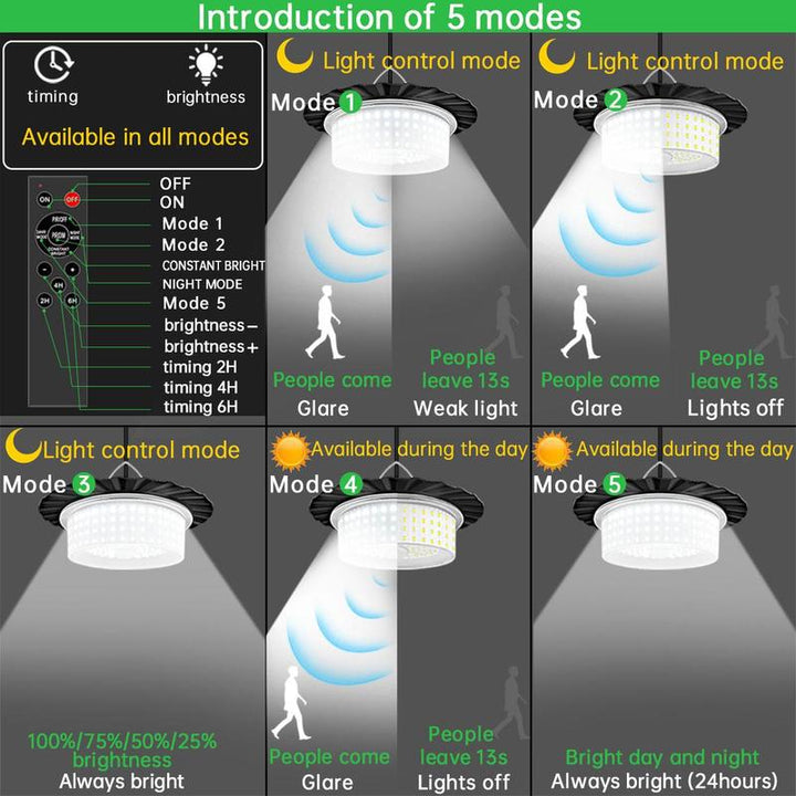BowLift | Solar Shed Barn Light