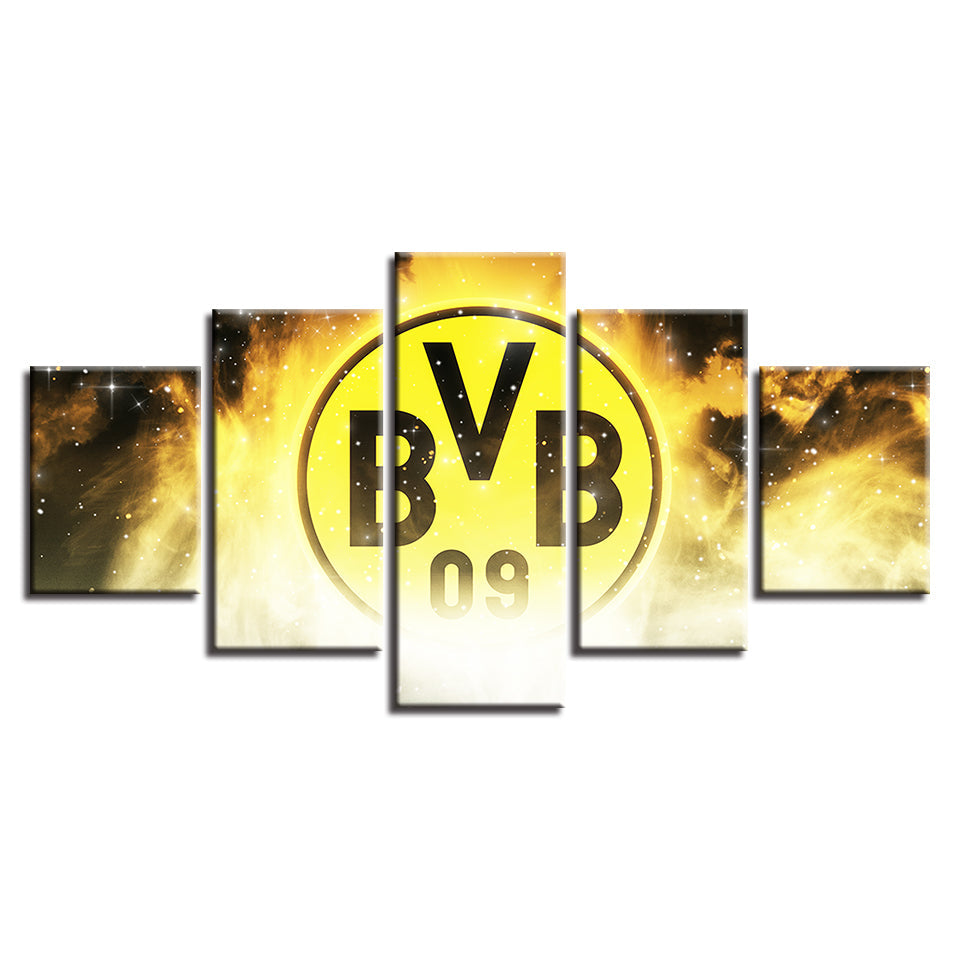 Borussia Dortmund 5 Piece - Canvas Wall Art Painting | Bowlift