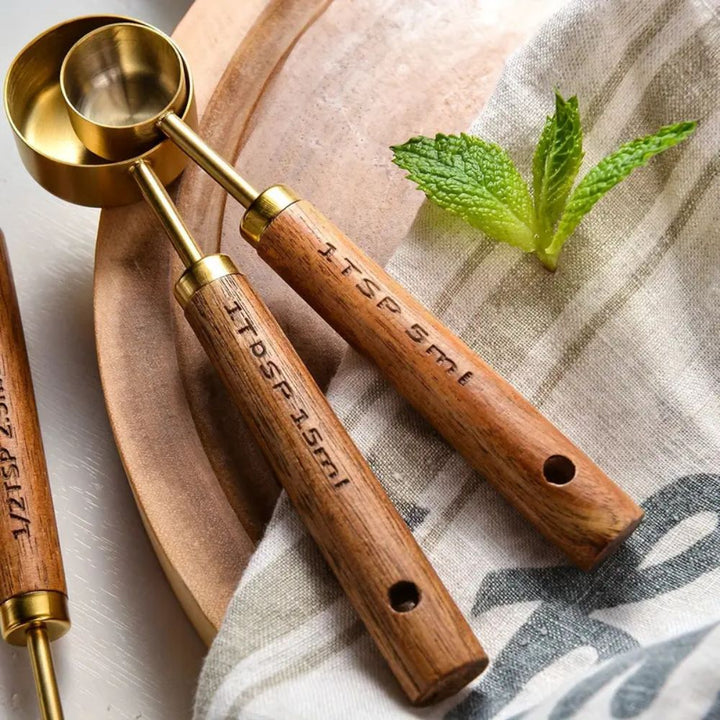 BowLift | Golden Measuring Spoon Set