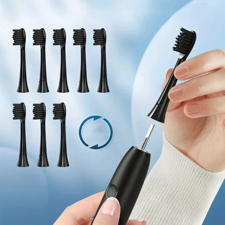 SonicPure rechargeable toothbrush – Whisper quiet, powerful & includes 8 brush heads | Bowlift