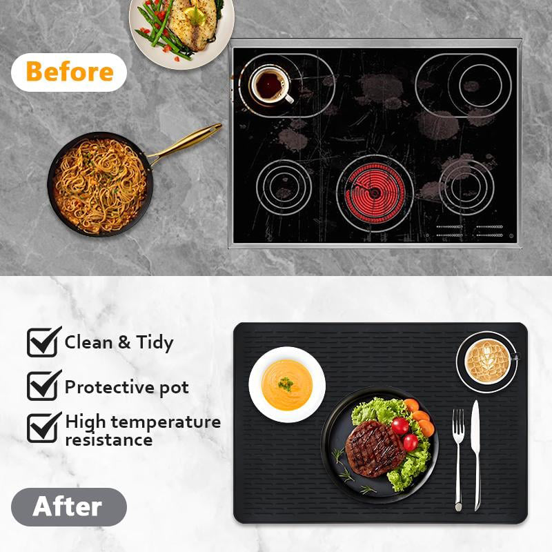 BowLift | Heat-Resistant Silicone Stove Cover Mat & Utensils