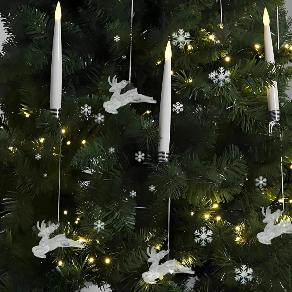 BowLift | Christmas Tree Lights with Flickering LED Candles