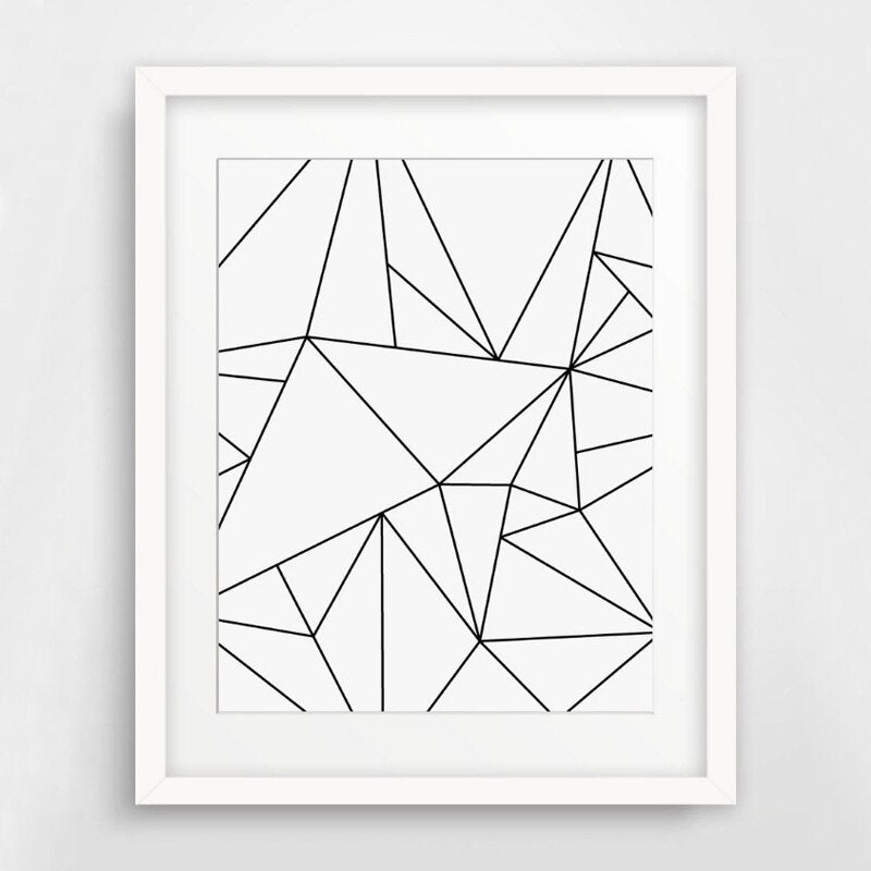 Black & White Nordic Inspiring Life Quotes - Canvas Wall Art Painting | Bowlift
