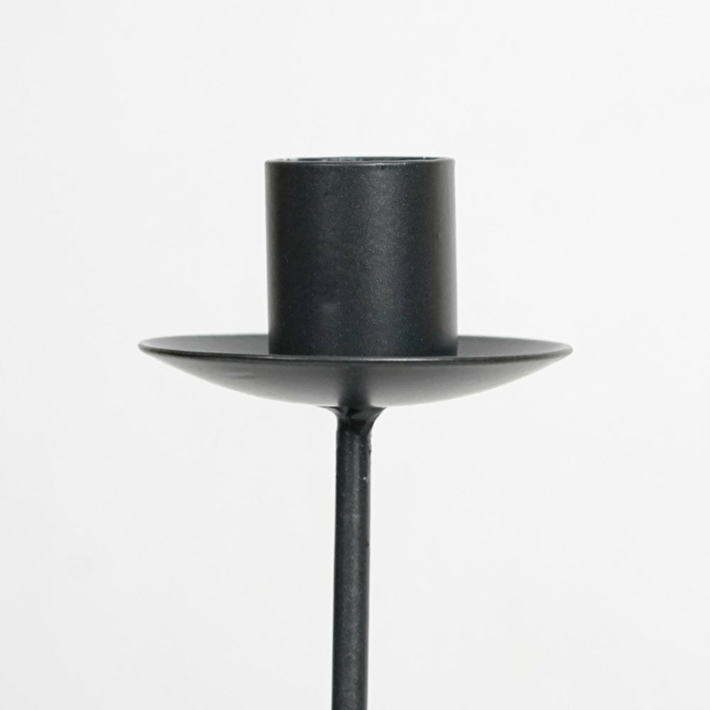 BowLift | Sculpted Wavy Iron Candle Holder
