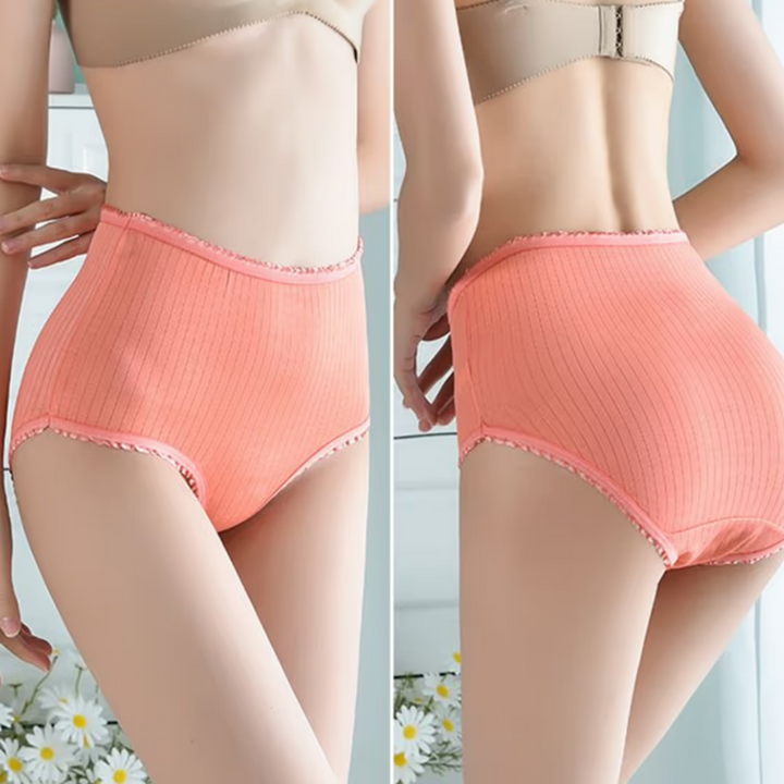 BowLift | Leak-proof high-waisted underwear – eco-friendly choice – reusable – high-quality materials – wall clock
