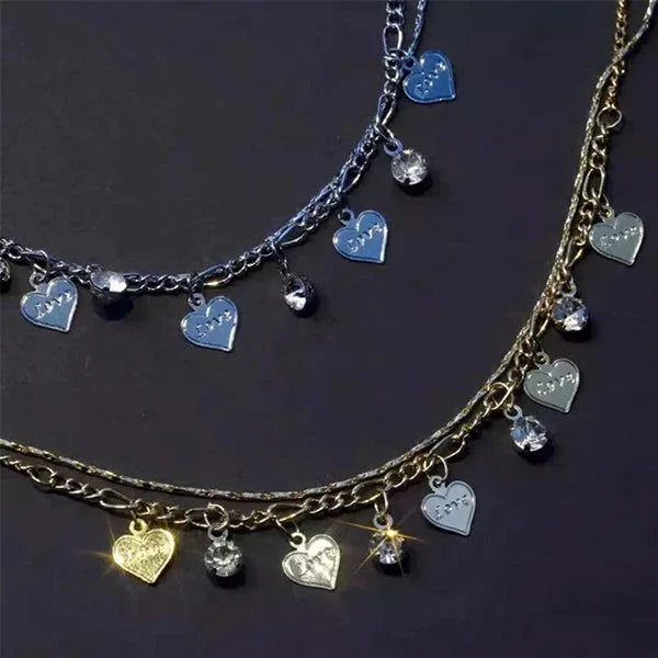 BowLift | Crystal Encrusted Anklet with Diamond Fringes