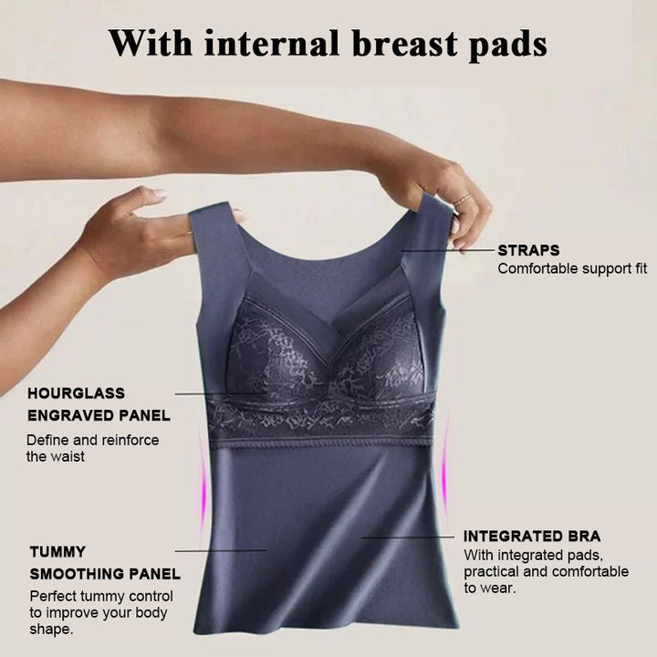 BowLift | 2 in 1 warm vest with chest pads