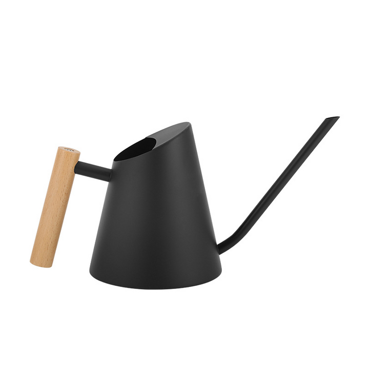 BowLift | Modern watering can with wooden handle – Stylish watering can for plants in the garden